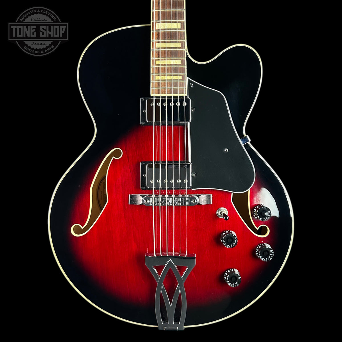 Front of Used Ibanez AF75-TRS.