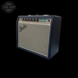 Right angle of Used 2026 Fender '68 Custom Vibro Champ Navy.