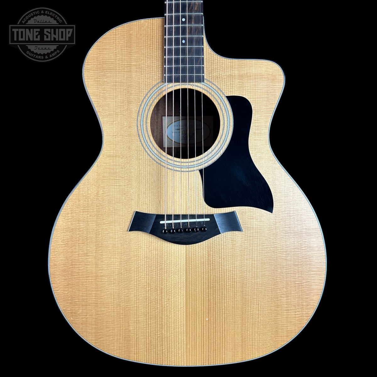 Front of Used 2017 Taylor 114ce.