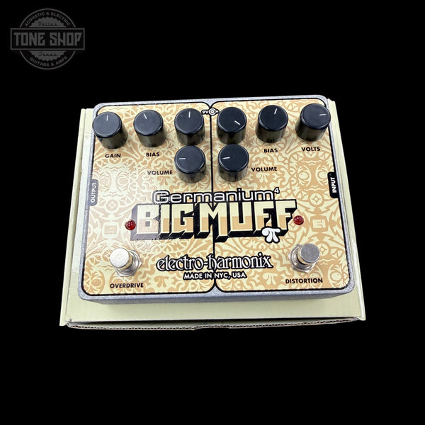 Top of Used Electro Harmonix Germanium 4 Big Muff Pi Overdrive/Distortion Pedal TFW3718.