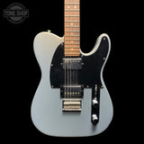 Front of Used 2021 Fender Player Telecaster HH Silver TFW4025.