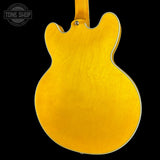 Back angle of Used Epiphone Sheraton Natural.