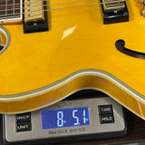 Used Epiphone Sheraton Natural on scale.
