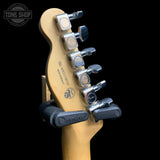 Back of headstock of Used 2021 Fender Player Telecaster HH Silver TFW4025.