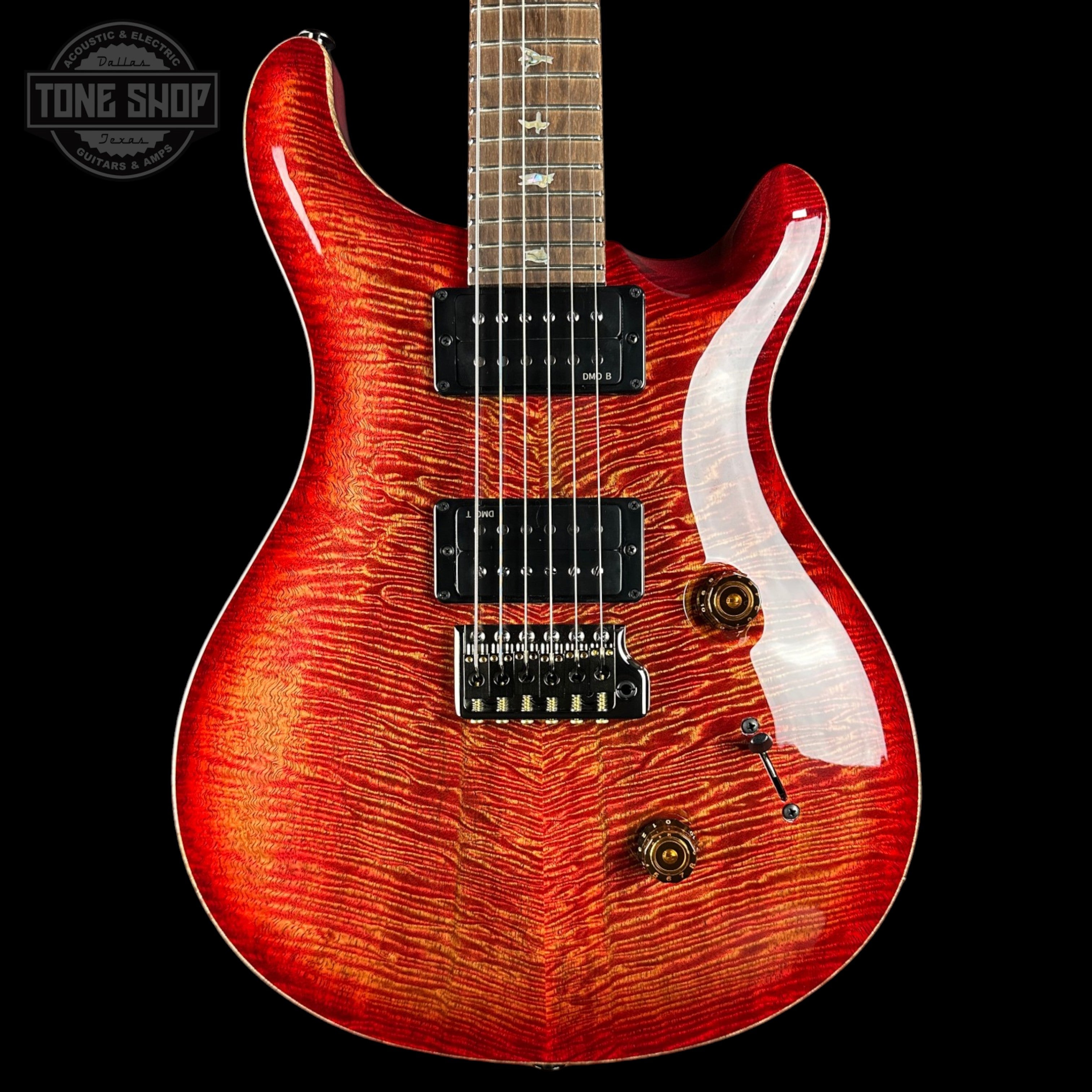 PRS Custom 24 Mango Limited Blood Orange w/case 0423921 – Tone