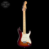 Full front of Used 2014 Fender American Deluxe Stratocaster Plus Sunburst.
