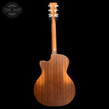 Back of Used Martin Road Series Special GPC-10E StreetMaster Dark Mahogany Distressed TFW4021.
