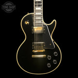 Front of Used 2024 Gibson Les Paul Custom Reissue Gloss Ebony.
