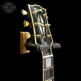 Headstock of Used 2024 Gibson Les Paul Custom Reissue Gloss Ebony.