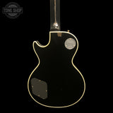 Back of body of Used 2024 Gibson Les Paul Custom Reissue Gloss Ebony.