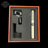Top of Used NOS Audio Panther MK2 Active Ribbon Microphone w/Box TFW4057.