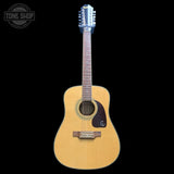 Full frontal of Used Epiphone DR-212 12-String TFW4055.