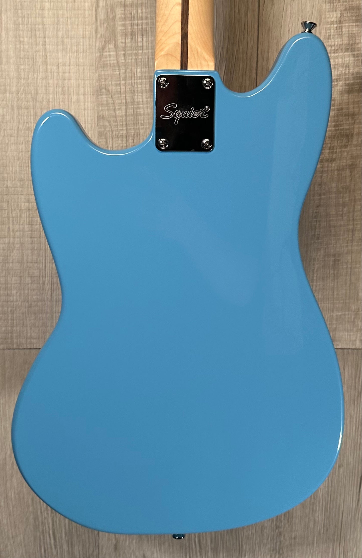 Back of Used 2023 Squier Sonic Series Mustang HH California Blue TSS3959