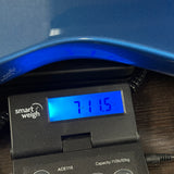 Used Yamaha RGZ312 Blue on scale displaying weight.