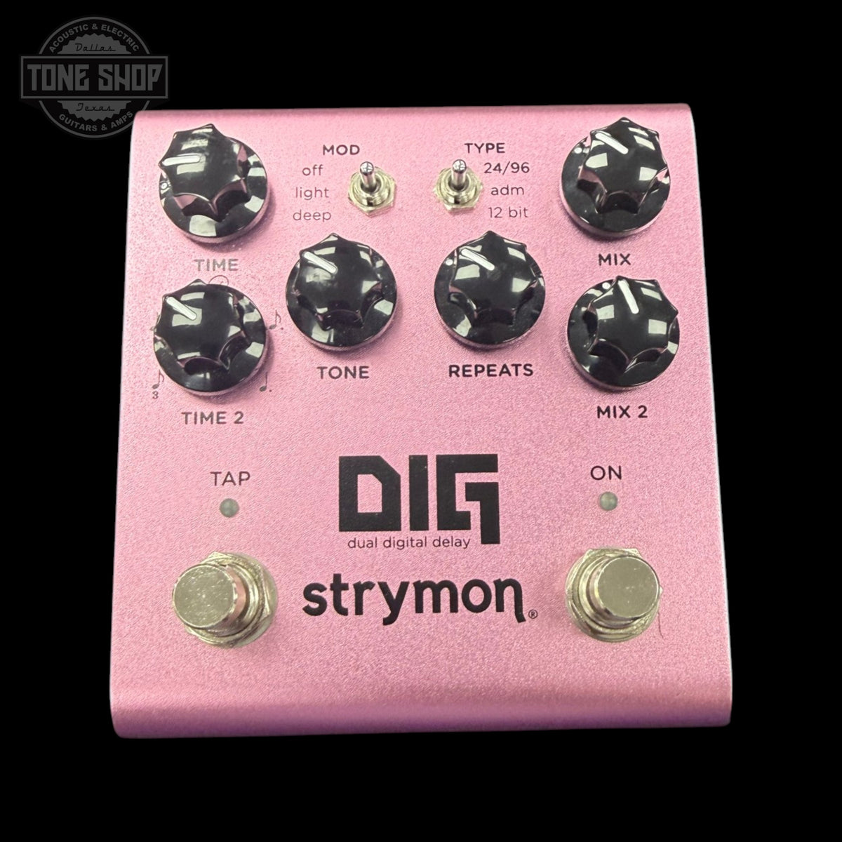 Top of Used Strymon DIG Dual Digital Delay.