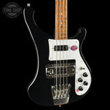 Front angle of Rickenbacker 4003S Jetglo Bass.