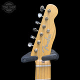 Headstock of Used Fender 2018 Classic Player Baja Telecaster Blonde.