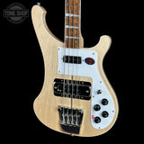 Front angle of Rickenbacker 4003 Mapleglo Bass.