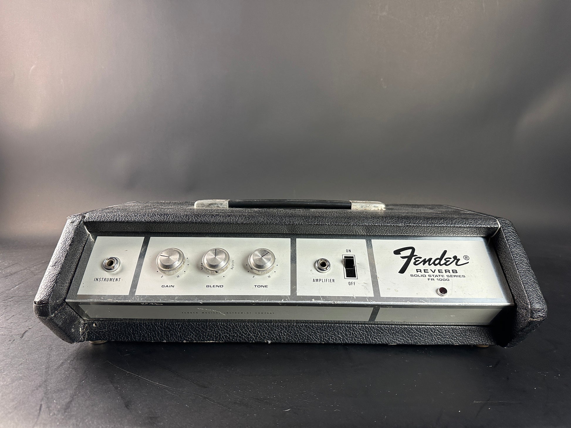 Front of Used Fender FR1000 Solid State Reverb.