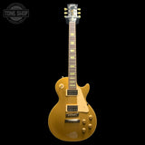 Full frontal of Used 2008 Gibson Les Paul Classic 1960 Gold.