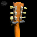 Back of headstock of Used 2008 Gibson Les Paul Classic 1960 Gold.