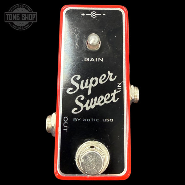 Top of Used Xotic Super Sweet Boost Pedal TFW3808.