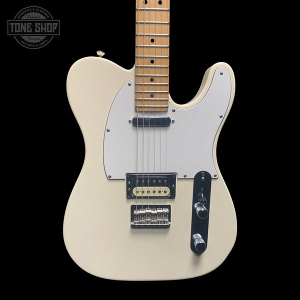 Front of Used 2015 Fender Telecaster Professional Standard Olympic White.