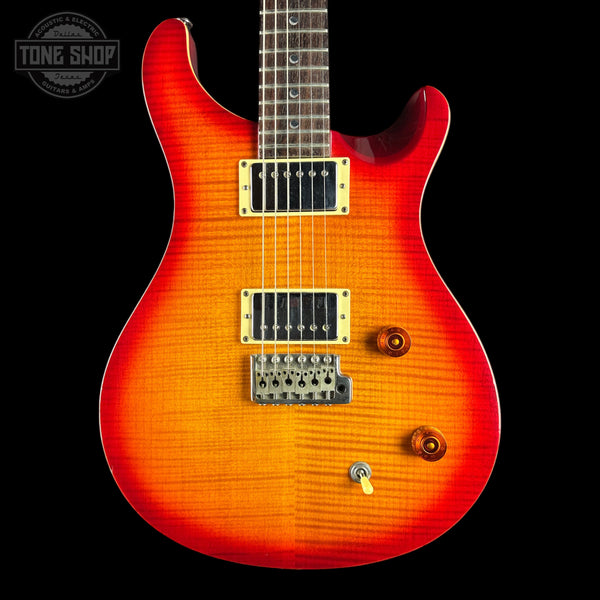 Front of Used PRS SE Custom 22 Vintage Cherry MIK.