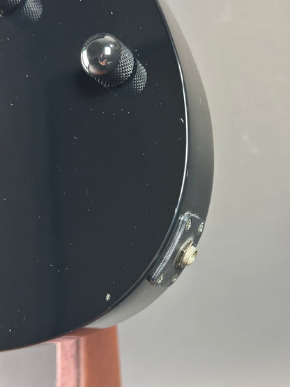 Wear on body of Used Ibanez RG470 MIJ Black.