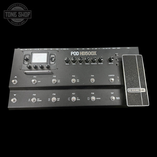 Top of Used Line 6 HD500X Multi Effect & Amp Modeler Pedal TFW3823.