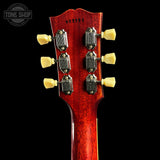 Back of headstock of Gibson Custom 1959 Les Paul Standard Reissue Ultra Light Aged Southern Fade.