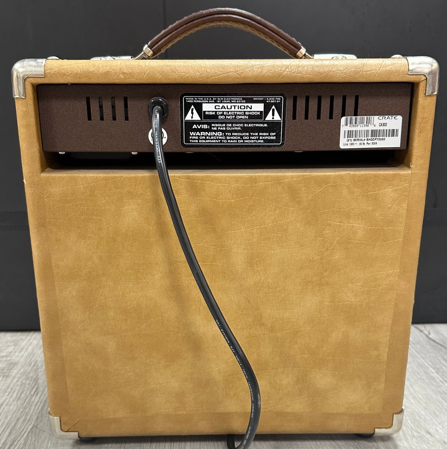 Used Crate CA30D 30 Watt 1x8 Acoustic Guitar Amp TSS3982 Tone Shop