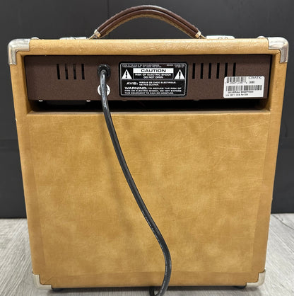 Back of Used Crate CA30D 30 Watt 1x8 Acoustic Guitar Amp TSS3982