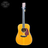 Full frontal of Used 1998 Martin HD28LSV Large Soud Hole Natural.