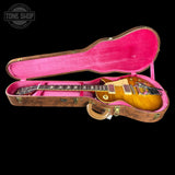 Gibson Custom Dealer Select 1959 Les Paul Chambered Golden Poppy Bigsby Ultra Light Aged w/case 961993