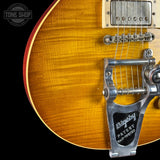Gibson Custom Dealer Select 1959 Les Paul Chambered Golden Poppy Bigsby Ultra Light Aged w/case 961993