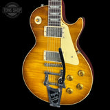 Gibson Custom Dealer Select 1959 Les Paul Chambered Golden Poppy Bigsby Ultra Light Aged w/case 961993