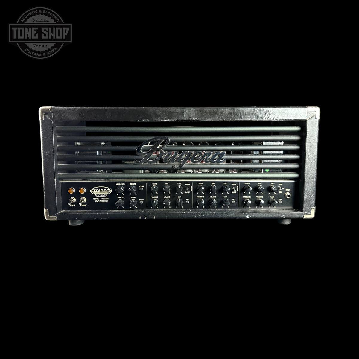 Front of Used Bugera Trirec Head.