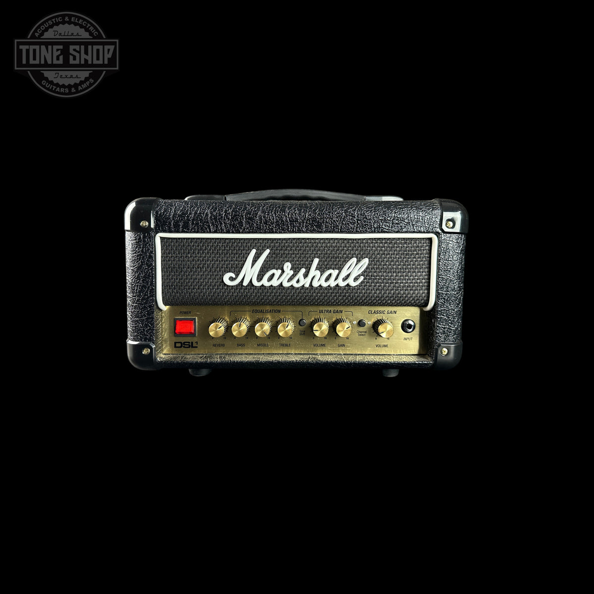 Front of Used Marshall DSL1HR 1w Head.