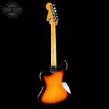 Full back of Used Fender Vintera Jaguar 3-Color Sunburst.