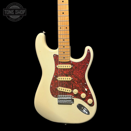 Front of Used 1984 Squier MIJ Stratocaster White.