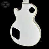 Back angle of Used Epiphone Inspired by Gibson Les Paul Custom.