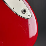 Wear on body of Used 2022 Fender American Vintage II 66 Jazzmaster Dakota Red.
