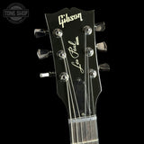 Headstock of Used 2026 Gibson Les Paul Studio Dark.