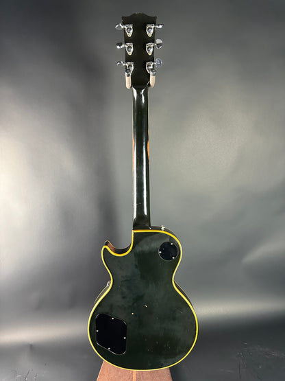 Full back of Vintage 1973 Gibson Les Paul Custom Ebony.