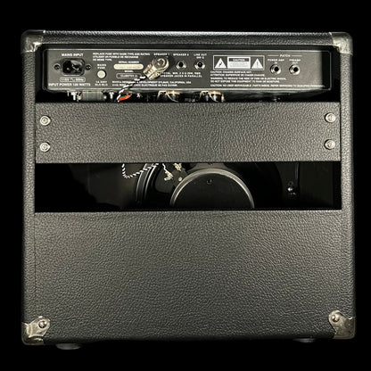 Back of Used Rivera Clubster 25 1X10 2 Channel 25 Watts All Tube Amp TFW2817