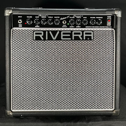 Front of Used Rivera Clubster 25 1X10 2 Channel 25 Watts All Tube Amp TFW2817