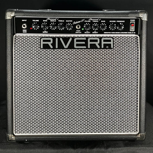 Front of Used Rivera Clubster 25 1X10 2 Channel 25 Watts All Tube Amp TFW2817