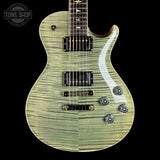 Front of Used 2018 PRS McCarty 594 Singlecut Trampas Green 10-Top.