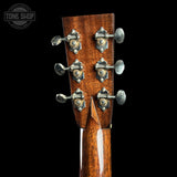 Back of headstock of Used Collings D2HA.